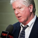 Calgary Flames Director of Hockey Ops, Brian Burke. Image courtesy of Wikimedia Commons.