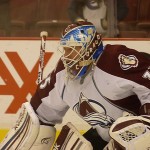 Avalanche goaltender J. S. Giguere. Image courtesy of Wikipedia Commons.