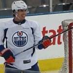 Edmonton Oilers sniper Nail Yakupov practicing. Image Courtesy of Wikipedia Commons.