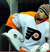 Ilya Bryzgalov as a member of the Philadelphia Flyers. Image courtesy of Wikimedia Commons.