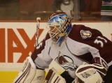 Avalanche goaltender J. S. Giguere. Image courtesy of Wikipedia Commons.