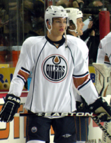 Edmonton Oilers' star Taylor Hall. Image Courtesy of Wikipedia Commons.