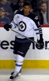 Winnipeg Jets star Evander Kane. Image courtesy of Wikimedia Commons.